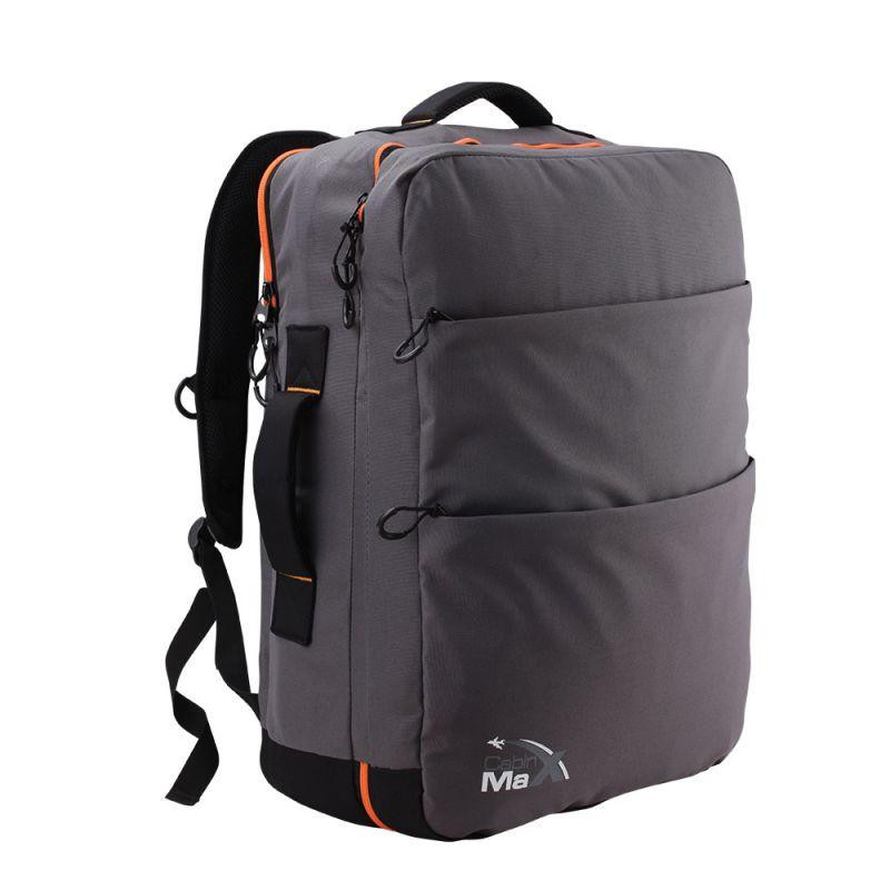 Cabin Max Edinburgh Hand Luggage Backpack / Gray/Orange - зображення 1
