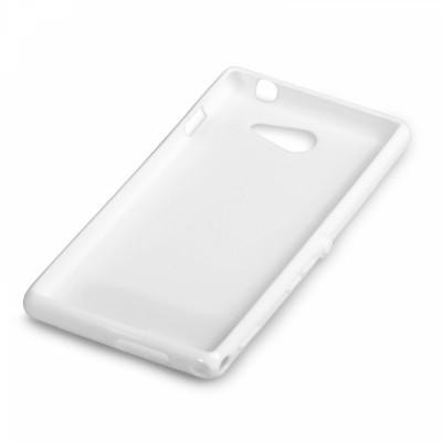 Celebrity Silicon Case Sony Xperia M2 white - зображення 1