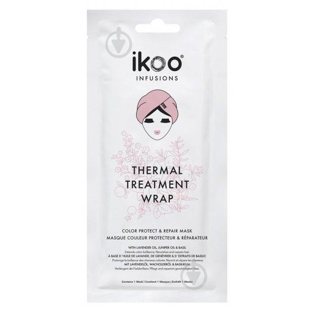 ikoo Маска для волосся  Treatment Wrap "Захист кольору та відновлення" - зображення 1
