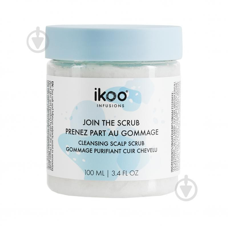 ikoo Скраб-пінка для шкіри голови  Detox & Repair Глибоке очищення та детокс 100 мл - зображення 1
