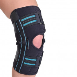Реабилитимед Бандаж на колінний суглоб з металевими шарнірами для сильної фіксації К-1 S