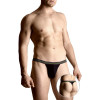 SoftLine Трусы-стринги мужские Mens thongs черные (модель 4496) (5906340724154) - зображення 1