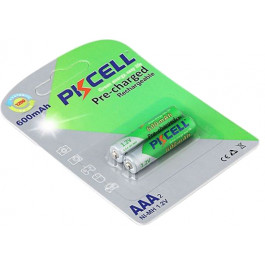 PKCELL AAA 600mAh NiMH 2шт Pre-charged Rechargeable (PC/AAA600-2BA)