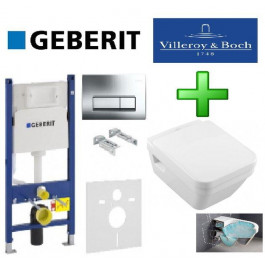 Geberit Duofix 458.178.21.1+Villeroy&Boch Omnia Architectura 5685HR01