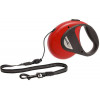 Karlie-Flamingo Повідець рулетка  Dogx2GO Cord M для собак світловідбиваючий шнур до до 20 кг 8 м червоний (43871) - зображення 1