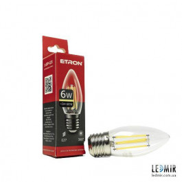 Etron LED Filament 1-EFP-123 С37 6W 3000K E27