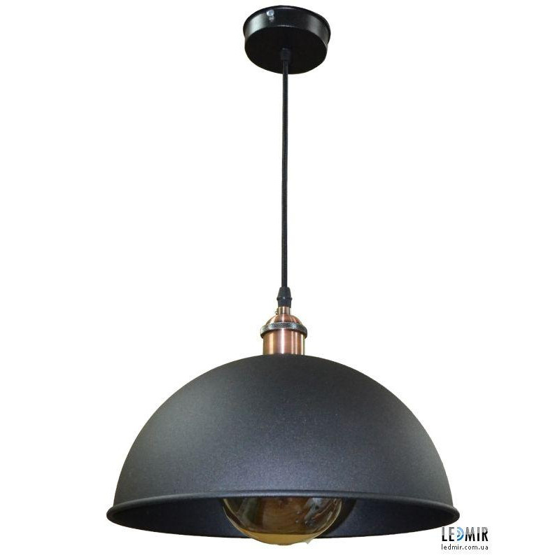 MSK Electric Потолочный подвесной светильник NL 260 DOME, черный - зображення 1