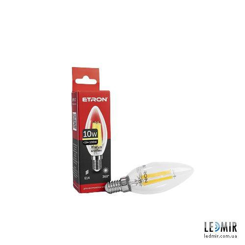 Etron LED Filament 1-EFP-117 С37 10W 3000K E14 - зображення 1