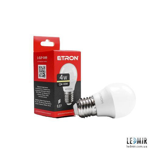 Etron LED Light 1-ELP-049 G45 4W 3000K E27 - зображення 1