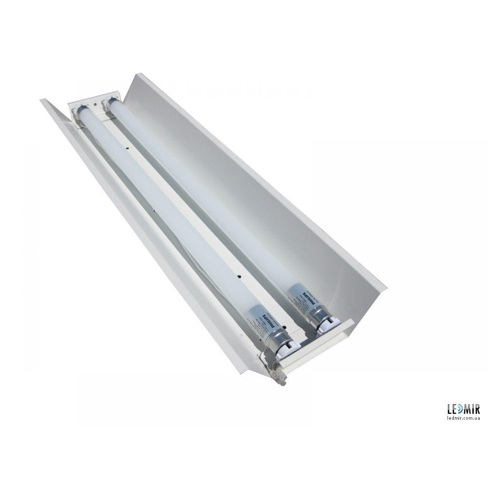 MSK Electric Светильник под LED лампу T8 2x1200мм STANDARD (СПВ-02 (1200) стандарт) - зображення 1