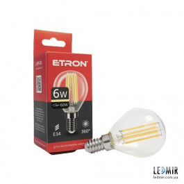 Etron LED Filament 1-EFP-151 G45 6W 3000K E14