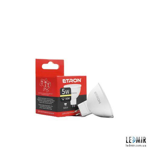 Etron LED Light 1-ELP-061 MR16 5W 3000K GU5.3 - зображення 1