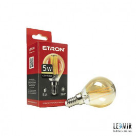 Etron LED Filament 1-EFP-184 G45 5W 2700K E14
