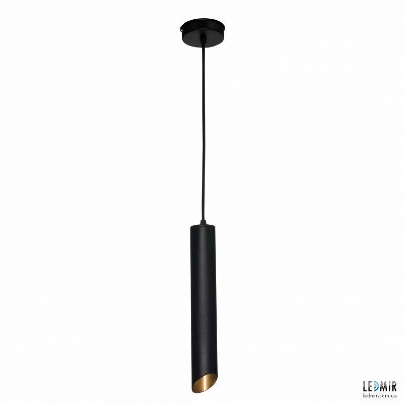 MSK Electric Потолочный подвесной светильник NL 3722 TUBE, черный с золотом - зображення 1
