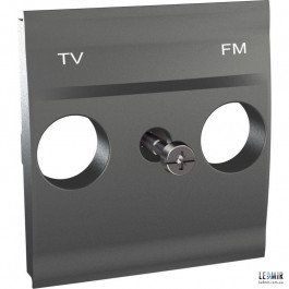Schneider Electric Накладка для TV/FM розетки, графит (MGU9.440.12)
