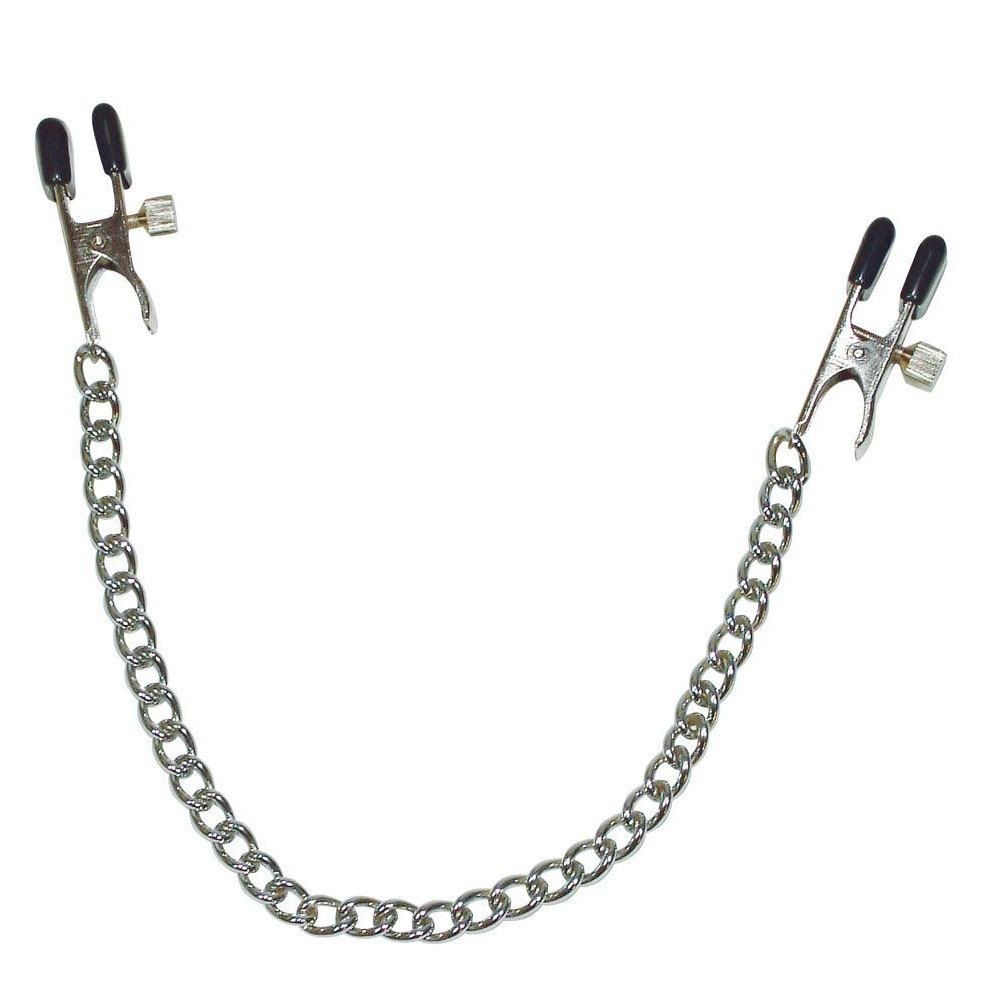 Orion Sextreme Boob Chain with Nipple Clamps, серебряные (4024144527779) - зображення 1