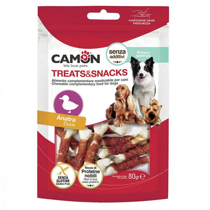 Camon Treats & Snacks Cornstarch bones with duck 80 г (AE516) - зображення 1