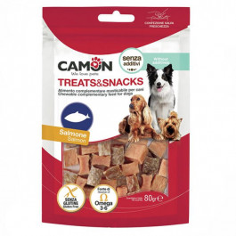   Camon Treats & Snacks Salmon cubes with skin 80 г (AE807)