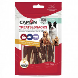   Camon Treats & Snacks Rabbit, codfish and rawhide jerky 100 г (AE611)