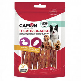 Camon Treats & Snacks Duck and sweet potato strips 80 г (AE528)