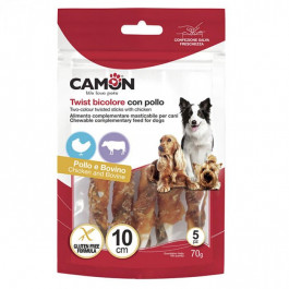 Camon Two-colour twisted sticks with chicken 70 г (AB335)