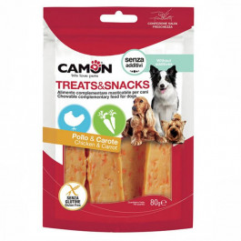   Camon Treats & Snacks Chicken and carrot jerky 80 г (AE025)