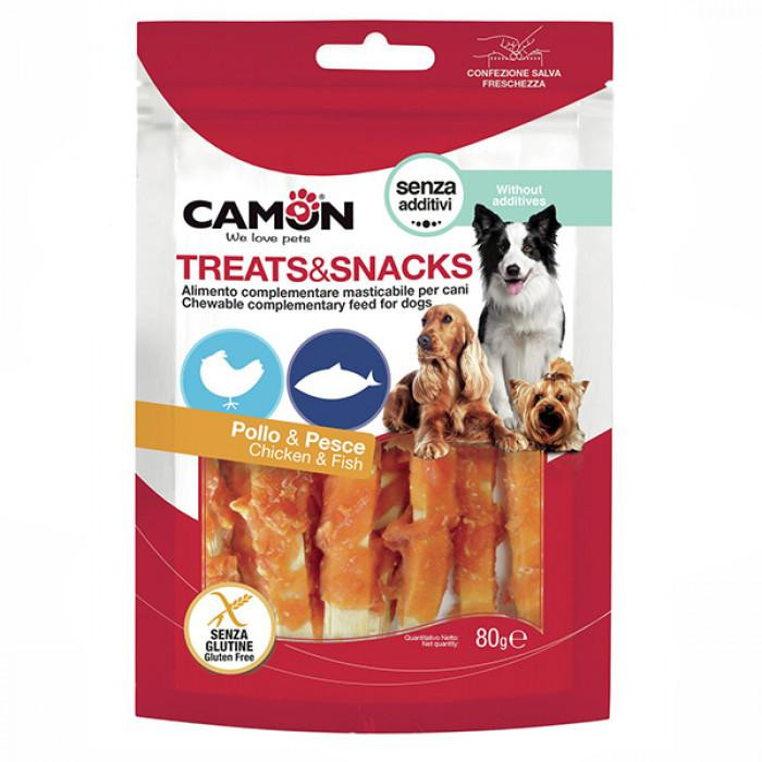 Camon Treats & Snacks Chicken and codfish rolls 80 г (AE026) - зображення 1