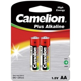   Camelion AA bat Alkaline 2шт Plus Alkaline (LR6-BP2)