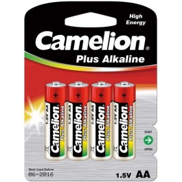 Camelion AA bat Alkaline 4шт Plus Alkaline (LR6-BP4)