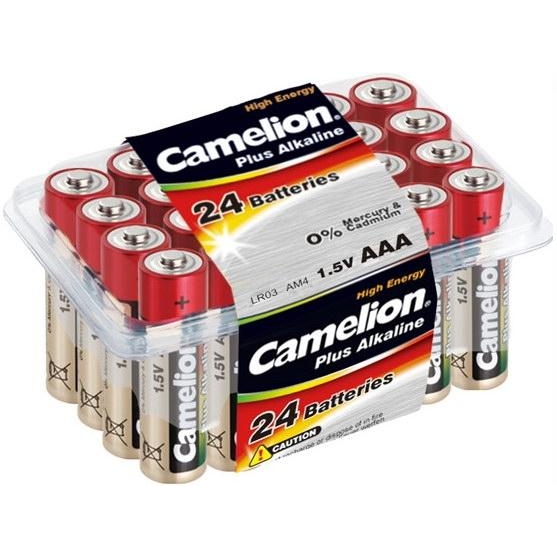 Camelion AAA bat Alkaline 24шт Plus Alkaline (LR03-PB24) - зображення 1