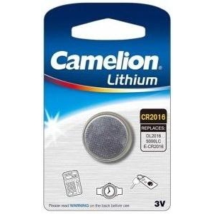 Camelion CR-2016 bat(3B) Lithium 1шт (CR2016-BP1) - зображення 1