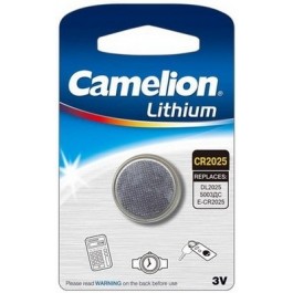   Camelion CR-2025 bat(3B) Lithium 1шт (CR2025-BP1)