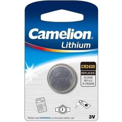 Camelion CR-2430 bat(3B) Lithium 1шт (CR2430-BP1) - зображення 1