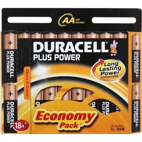 Duracell AA bat Alkaline 18шт Basic 81422449 - зображення 1