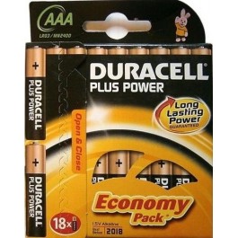 Duracell AAA bat Alkaline 18шт Basic 81422470
