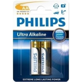 Philips AA bat Alkaline 2шт Ultra Alkaline (LR6E2B/10)