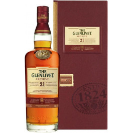 The Glenlivet Виски 0.7 л 21 год выдержки 43% в подарочной деревянной упаковке (5000299226216)