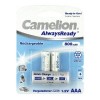 Camelion AAA 800mAh NiMh 2шт Always Ready (NH-AA800ARBP2) - зображення 1