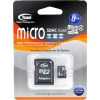 TEAM 8 GB microSDHC Class 4 + SD Adapter TUSDH8GCL403 - зображення 1