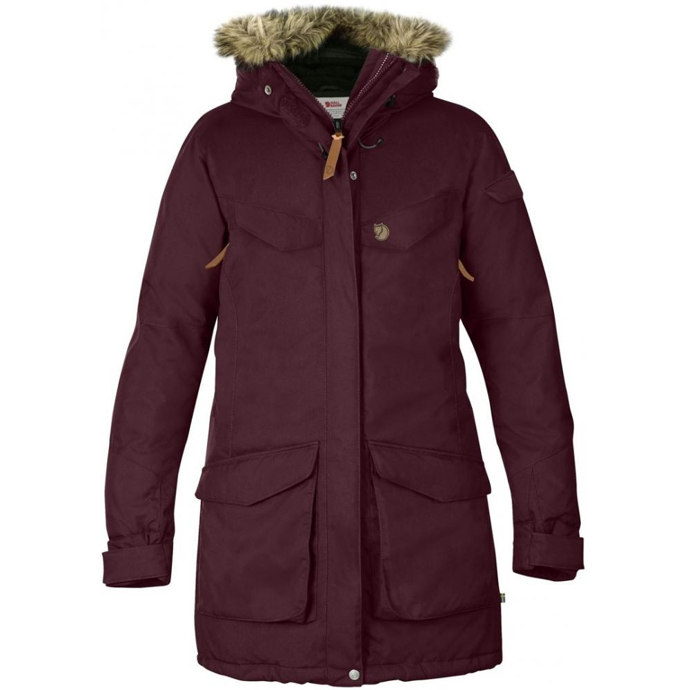 Fjallraven Куртка жіноча  Nuuk Parka Dark Garnet (89655.356), Розмір XL - зображення 1