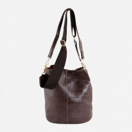 TRAUM Женская сумка бакет-бэг  коричневая (7236-14)
