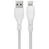 SkyDolphin S22L Soft Silicone USB to Lightning 1m White (USB-000599) - зображення 1