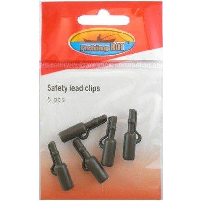 Fishing ROI Безопасная клипса Safety Lead Clips Green 5 шт. (YM-6074) - зображення 1