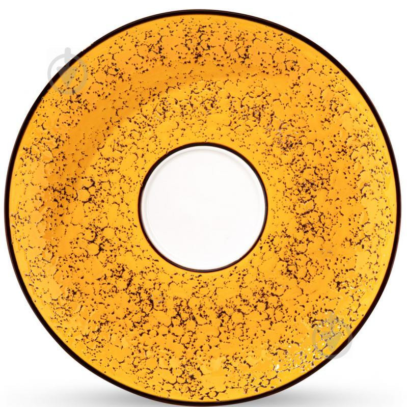 Wilmax Блюдце  Splash Yellow 15 см (WL-667436/B) - зображення 1
