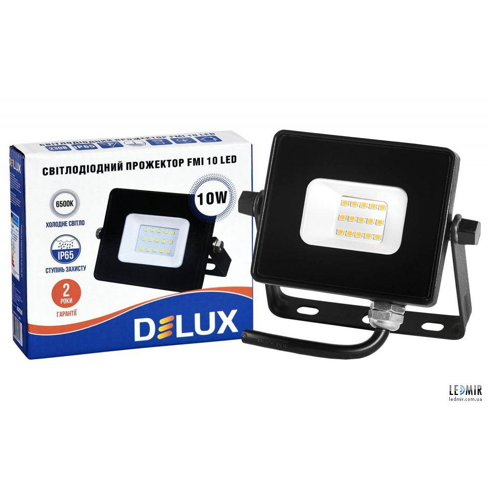 DeLux LED FMI 10 LED 6500K IP65 10Вт (90015133) - зображення 1