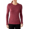 Smartwool Термофутболка жіноча  Women's Merino 250 BaseLayer Pattern Crew Aubergin Heather (SW SS226.765), Роз - зображення 1