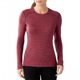   Smartwool Термофутболка жіноча  Women's Merino 250 BaseLayer Pattern Crew Aubergin Heather (SW SS226.765), Роз