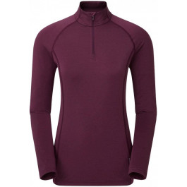   Montane Термофутболка жіноча  Female Dart Thermo Zip Neck Wineberry (FDTZNWIN), Розмір M