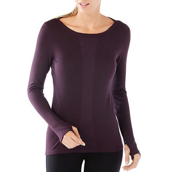 Smartwool Термофутболка жіноча  Women's PhD Light Long Sleeve Bordeaux (SW 15088.590), Розмір S - зображення 1