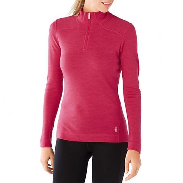 Smartwool Термофутболка жіноча  Women's NTS Mid 250 Zip T Potion Pink Heather (SW SS221.907), Розмір XS - зображення 1